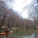 Paddling down the creek